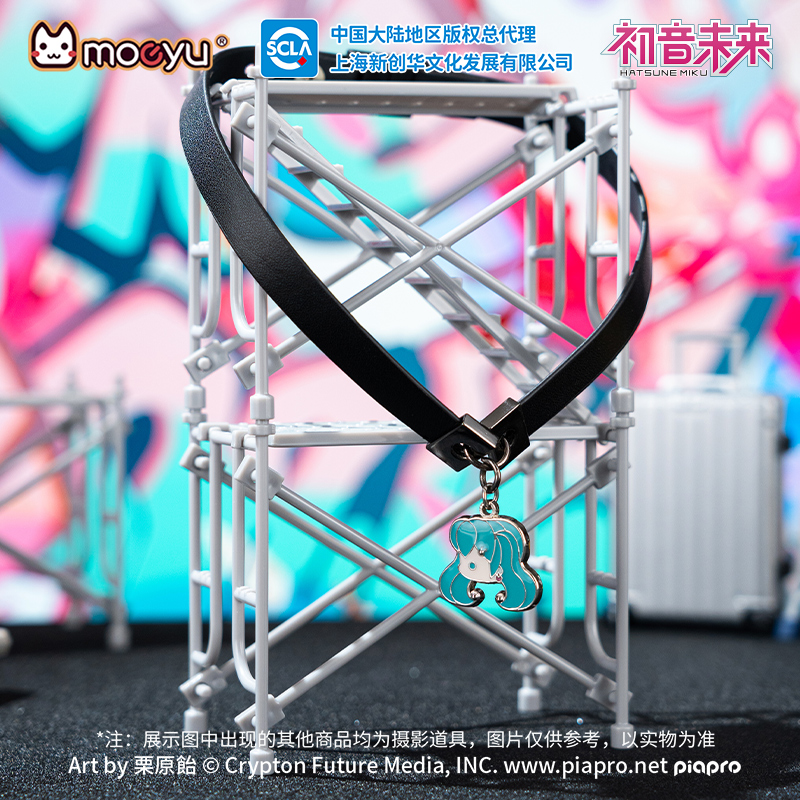Men Accessories Neck Chain - Moeyu Hatsune Miku สร้อยคอ Chocker ผู้หญิงผู้ชายคอหนังสร้อยคอเครื่องประดับปรับ