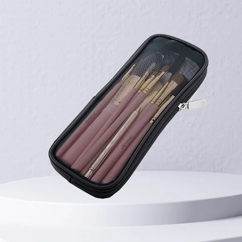 Travel Organizer Men - แปรงแต่งหน้ากระเป๋าเดินทางเครื่องสําอางค์กระเป๋าใส่เครื่องสําอางค์สําหรับผู้ชายผู้หญิงเครื่องมือความงามตาข่าย Dopp ชุดกระเป๋าล้างอุปกรณ์จัดเก็บข้อมูล