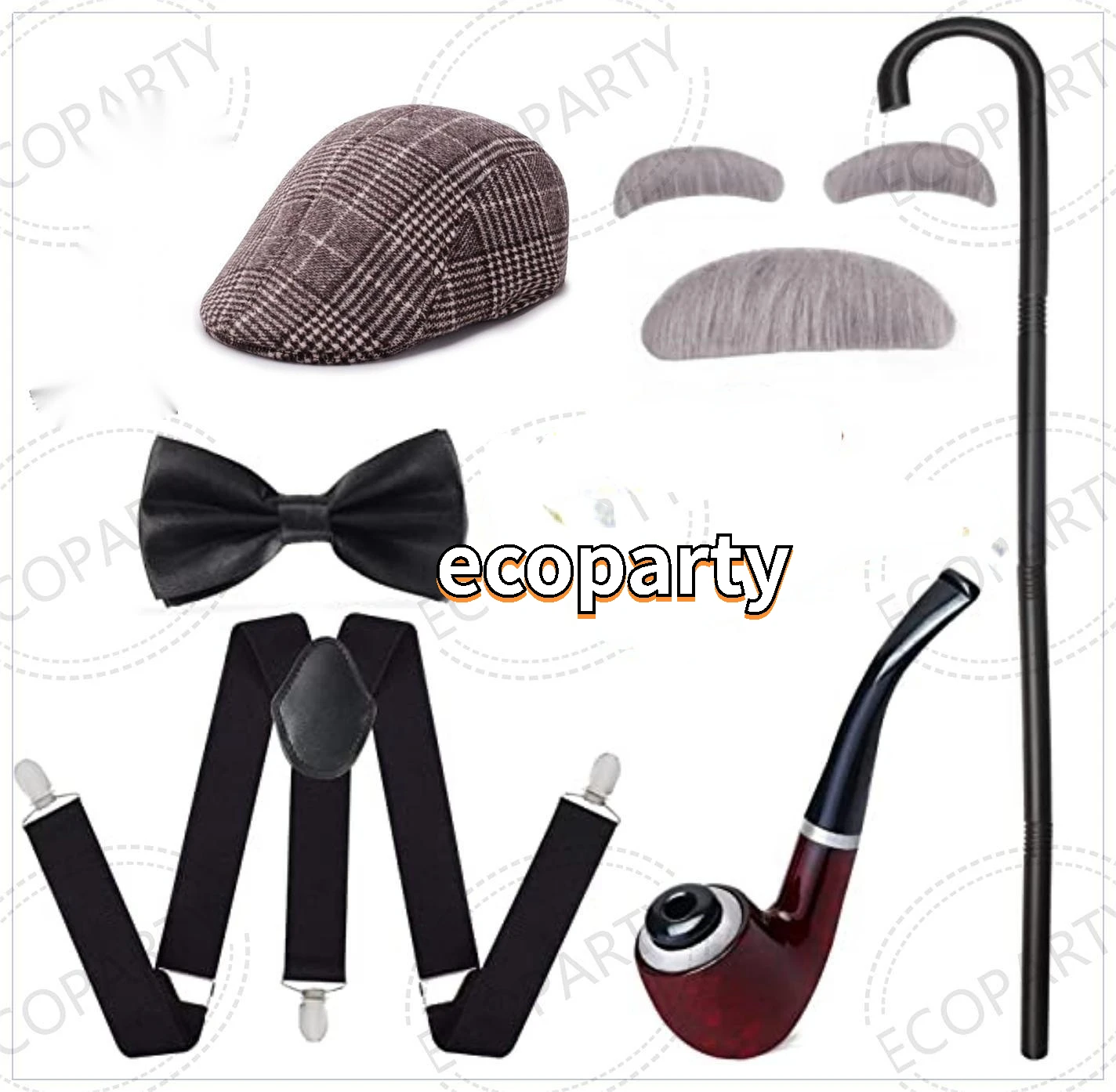 1920s Gatsby Gangster เครื่องแ - Men'S Accessories In The 1920S บทวิจารณ์และราคา