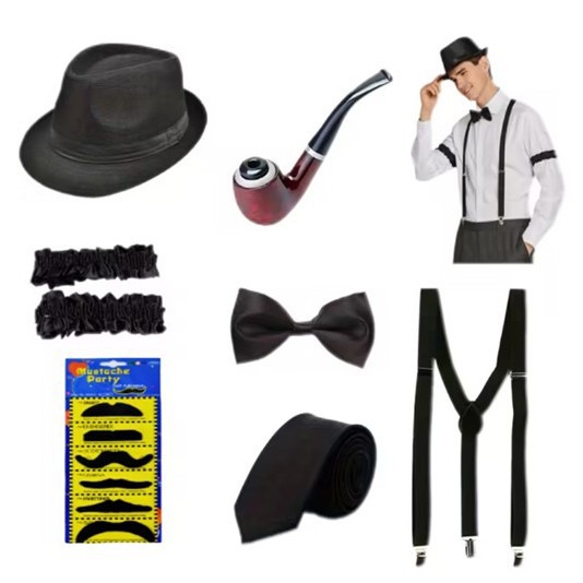 ชุดคอสเพลย์แก๊งสเตอร์สไตล์แกตส - Men'S Accessories In The 1920S บทวิจารณ์และราคา