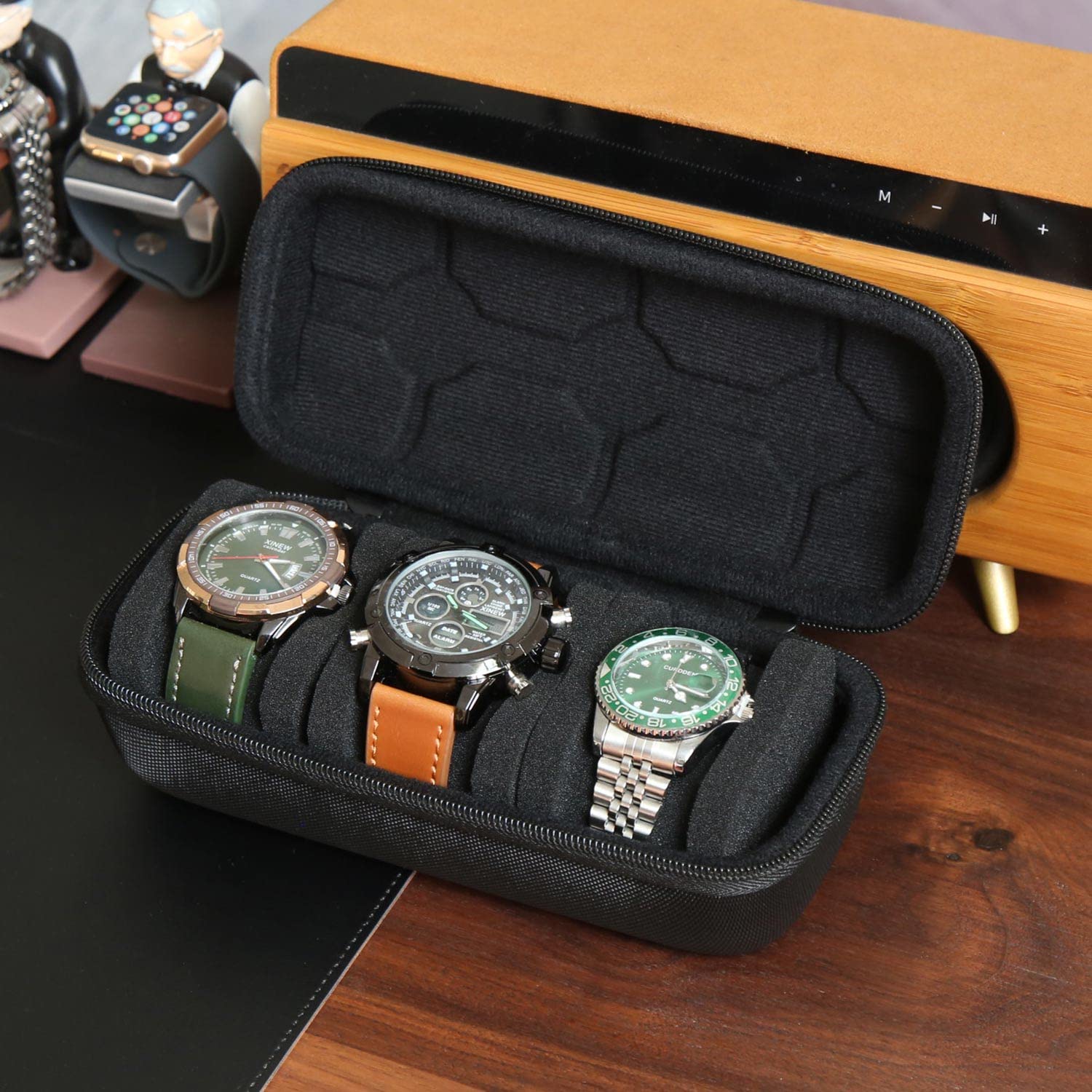 กล่องใส่นาฬิกาสําหรับผู้ชายหรื - Travel Organizer Men บทวิจารณ์และราคา