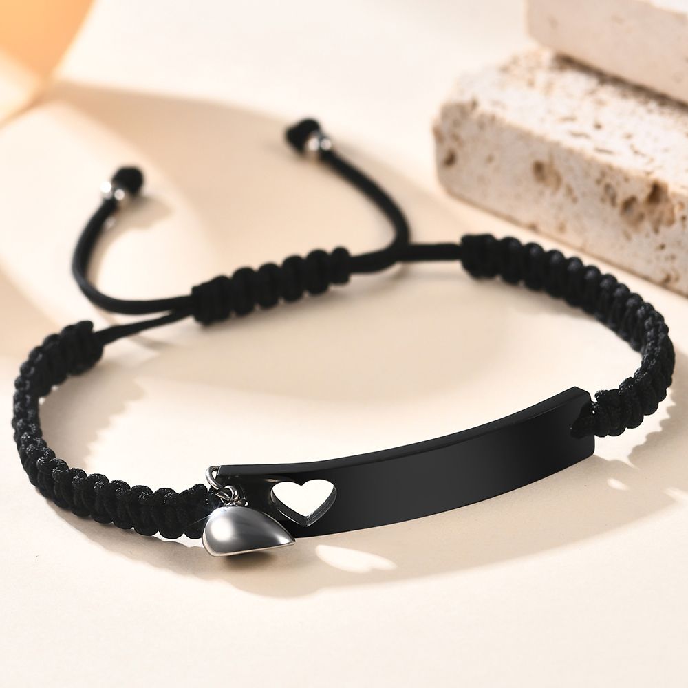 สแตนเลสสตีลคู่สร้อยข้อมือชุดสี - Men Accessories All บทวิจารณ์และราคา