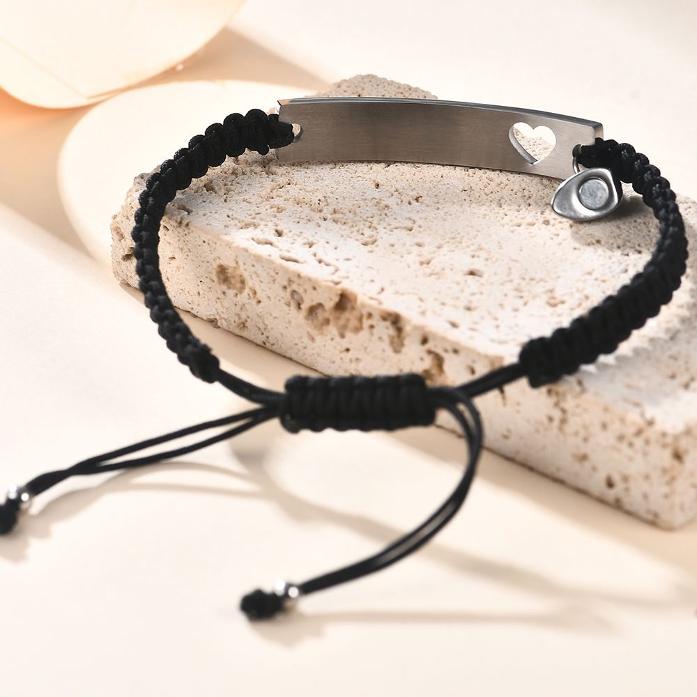 สแตนเลสสตีลคู่สร้อยข้อมือชุดสี - Men Accessories All บทวิจารณ์และราคา