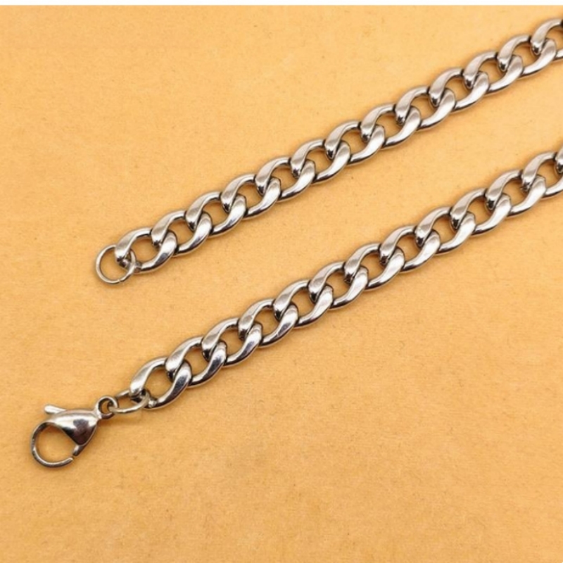 สร้อยคอคิวบาลสแตนเลส 316L ขนาด - Men Accessories Neck Chain บทวิจารณ์และราคา